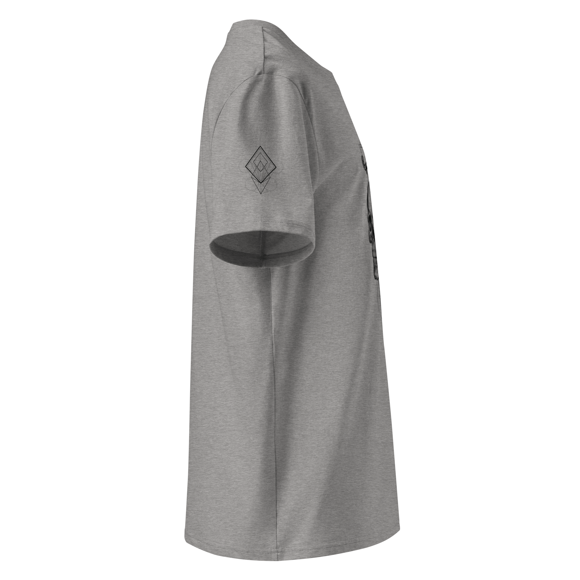 *Sang froid" Unisex Bio - T-Shirt mit Rippkragen - rmnsz.store