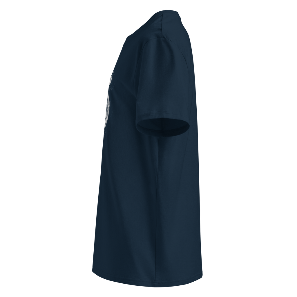 "Sang froid" Unisex Bio - T-Shirt mit Rippkragen - rmnsz.store