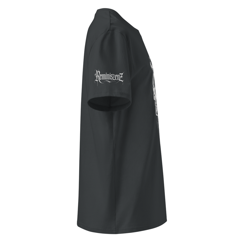 "Sang froid" Unisex Bio - T-Shirt mit Rippkragen - rmnsz.store