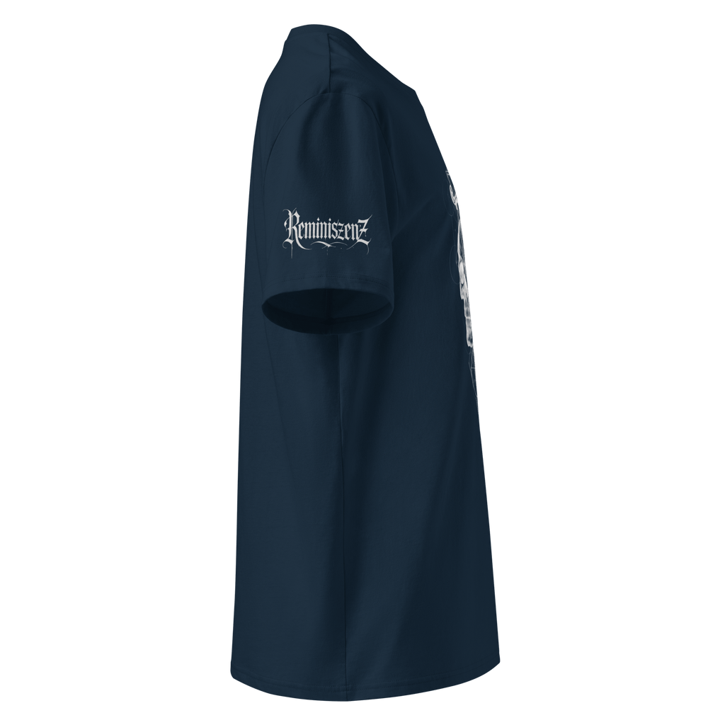 "Sang froid" Unisex Bio - T-Shirt mit Rippkragen - rmnsz.store