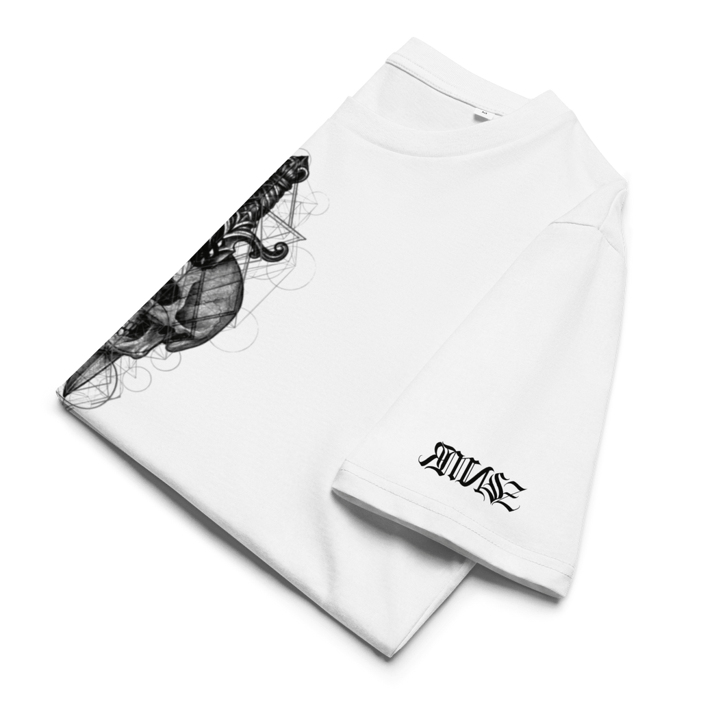 *Sang froid" Unisex Bio - T-Shirt mit Rippkragen - rmnsz.store