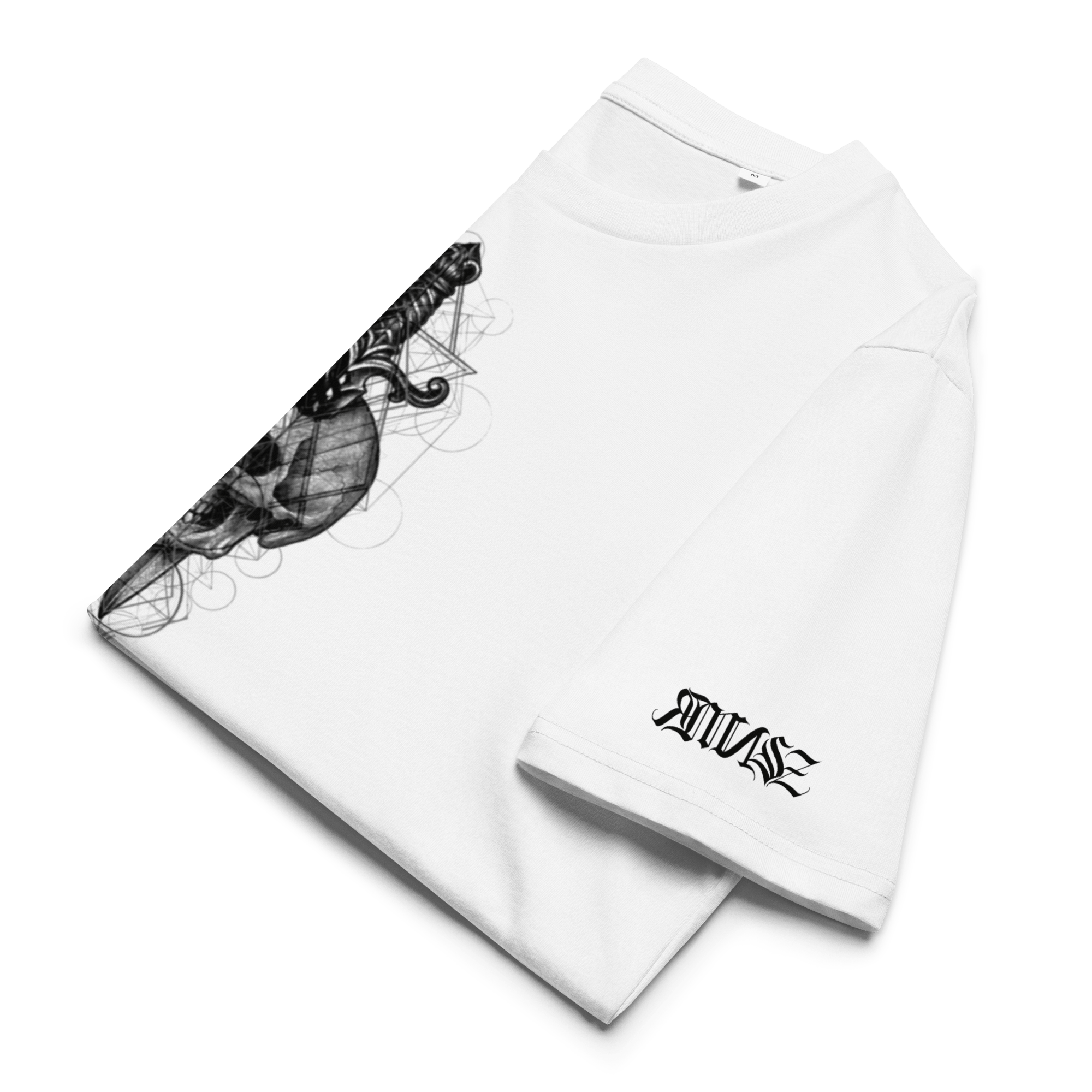 *Sang froid" Unisex Bio - T-Shirt mit Rippkragen - rmnsz.store