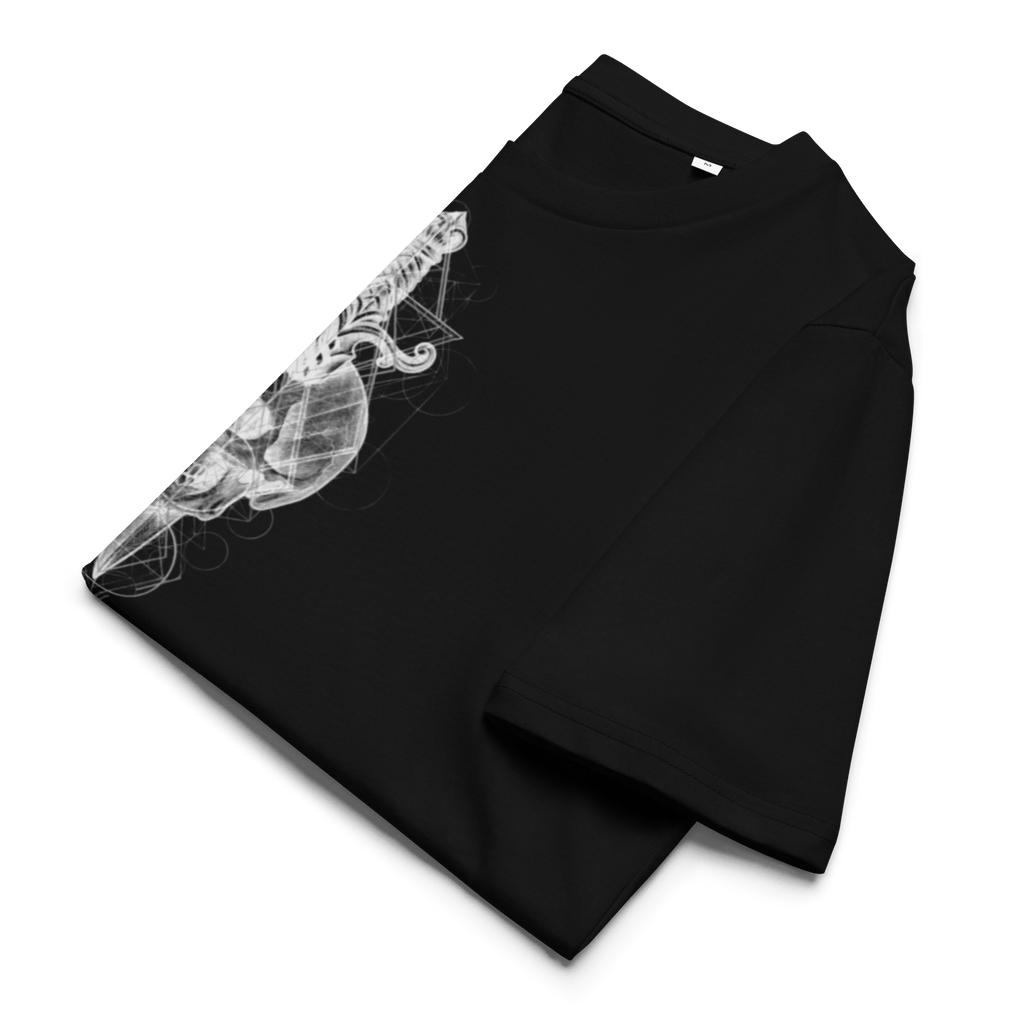 "Sang froid" Unisex Bio - T-Shirt mit Rippkragen - rmnsz.store