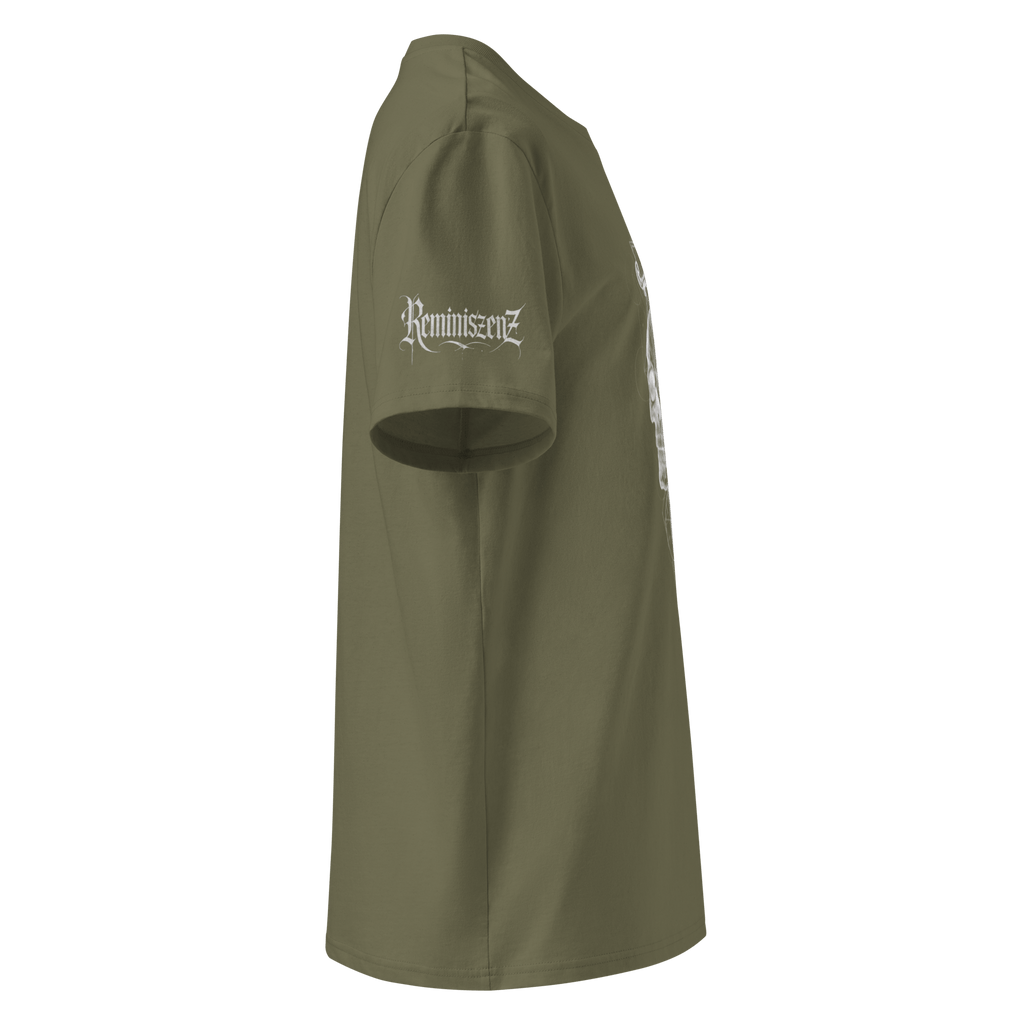 "Sang froid" Unisex Bio - T-Shirt mit Rippkragen - rmnsz.store