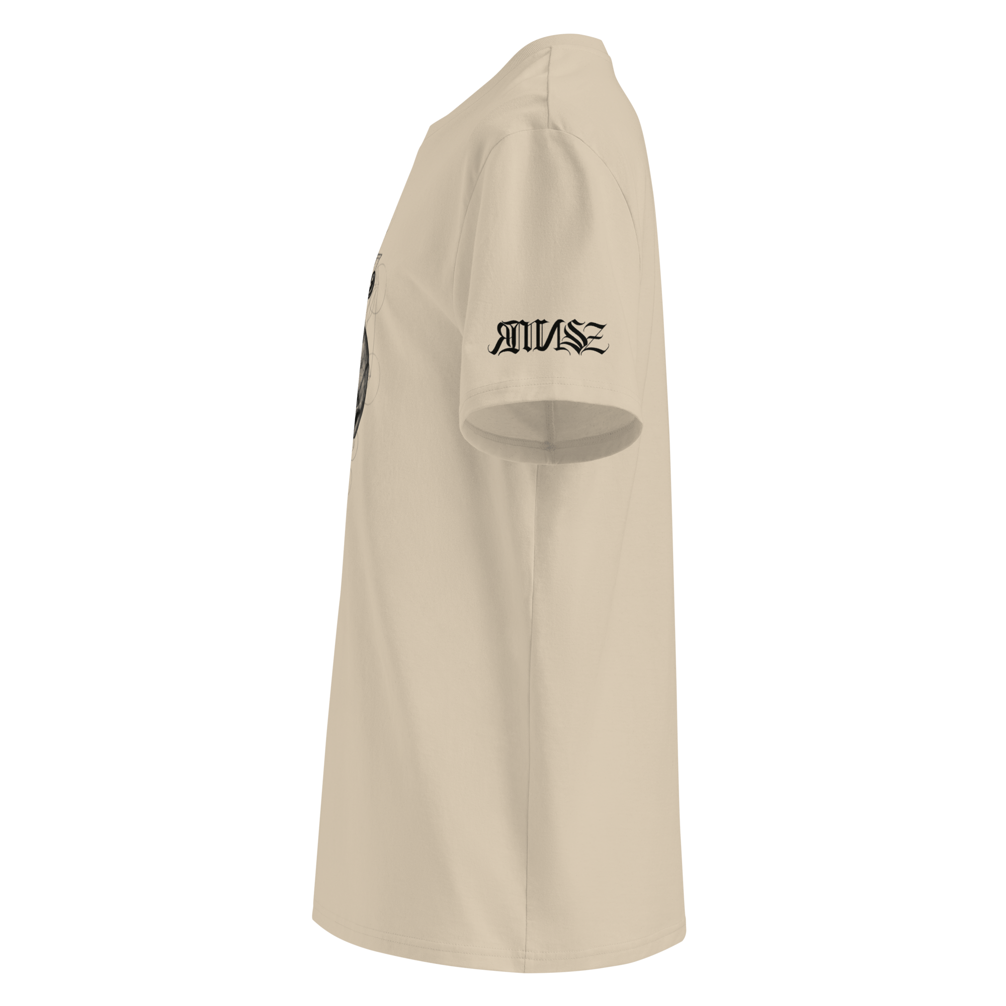 *Sang froid" Unisex Bio - T-Shirt mit Rippkragen - rmnsz.store