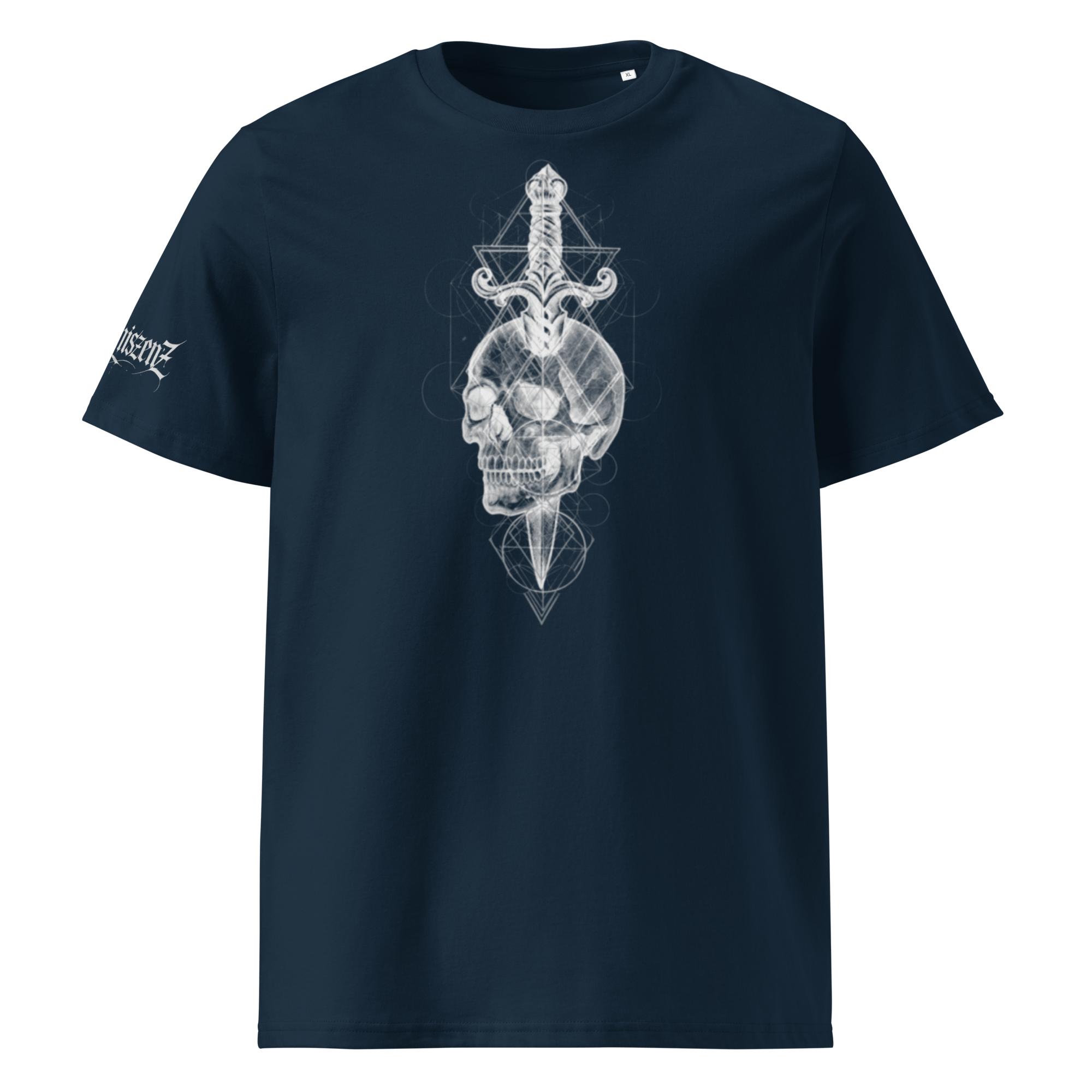 "Sang froid" Unisex Bio - T-Shirt mit Rippkragen - rmnsz.store