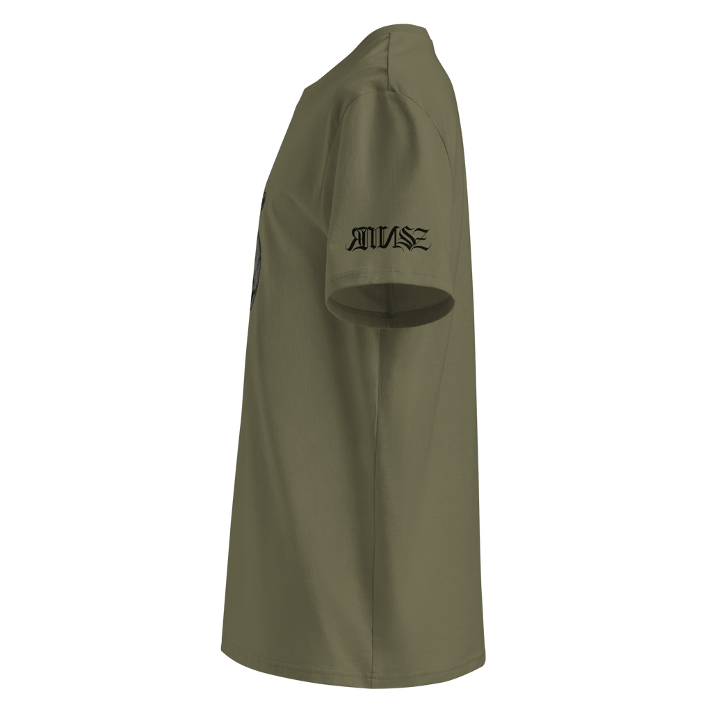 *Sang froid" Unisex Bio - T-Shirt mit Rippkragen - rmnsz.store