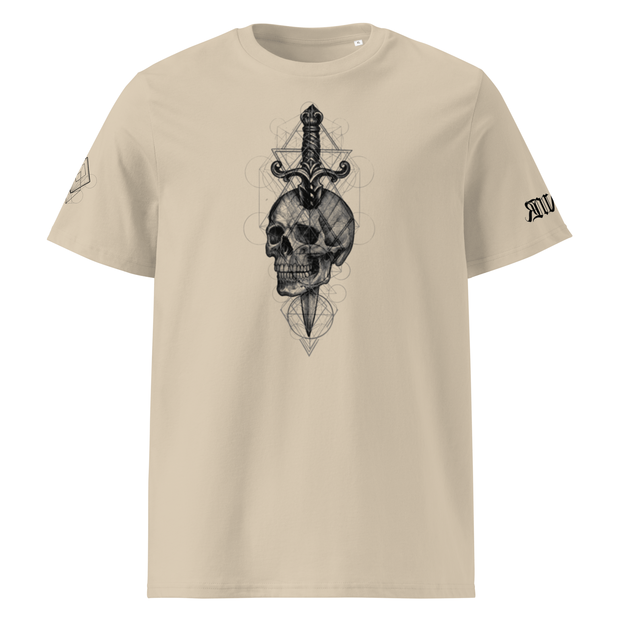 *Sang froid" Unisex Bio - T-Shirt mit Rippkragen - rmnsz.store