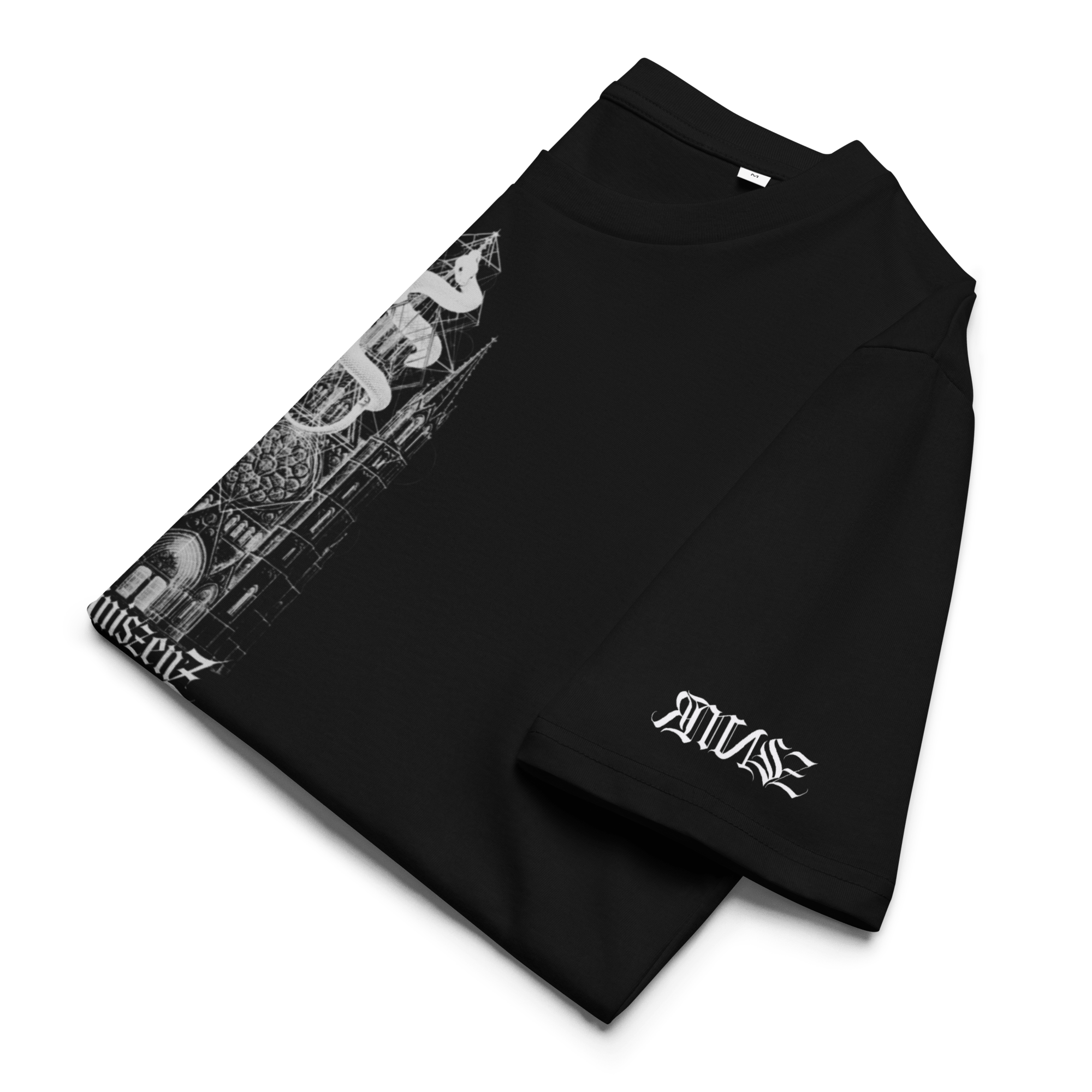 "Sinister" Unisex Bio - T-Shirt mit Rippkragen - rmnsz.store