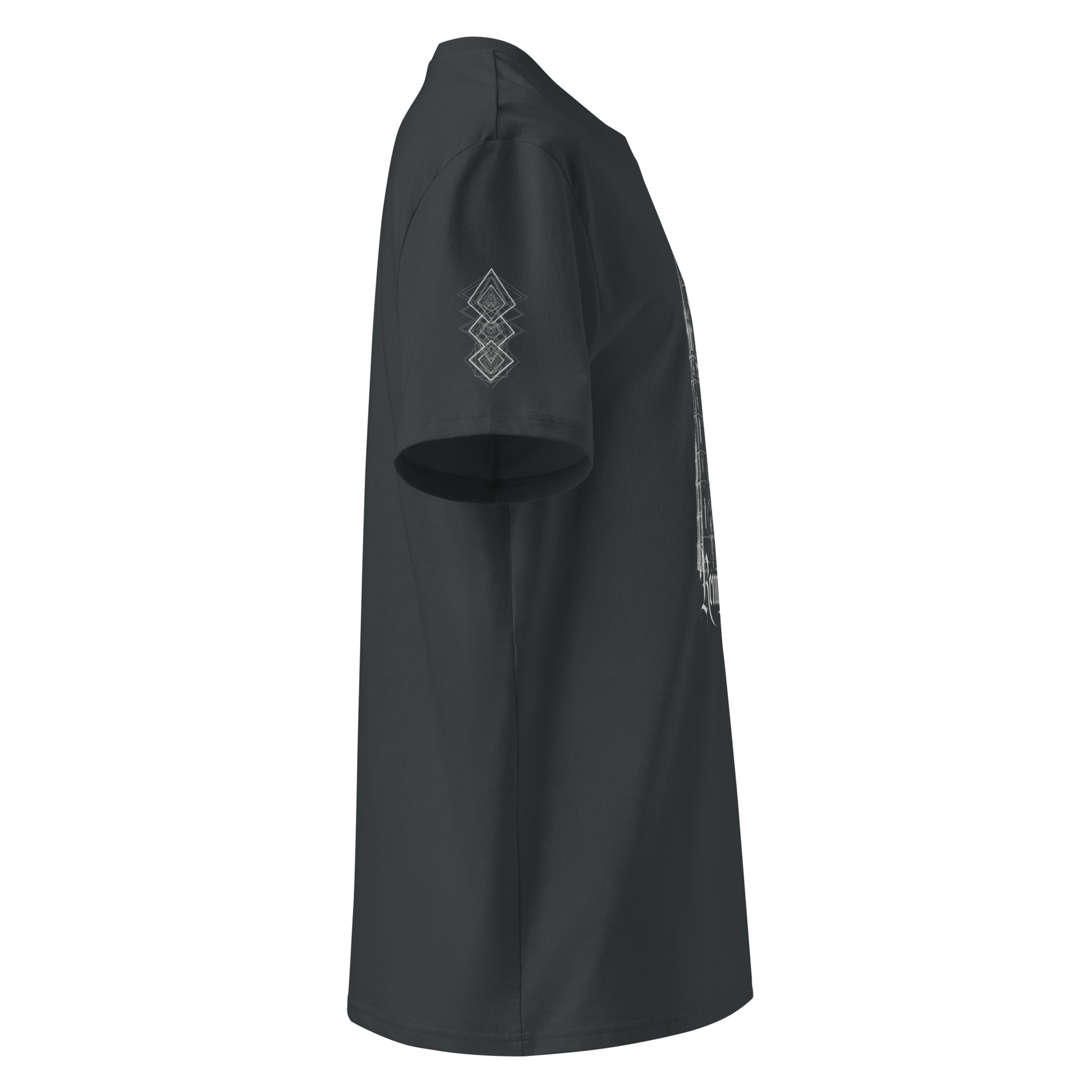 "Sinister" Unisex Bio - T-Shirt mit Rippkragen - rmnsz.store