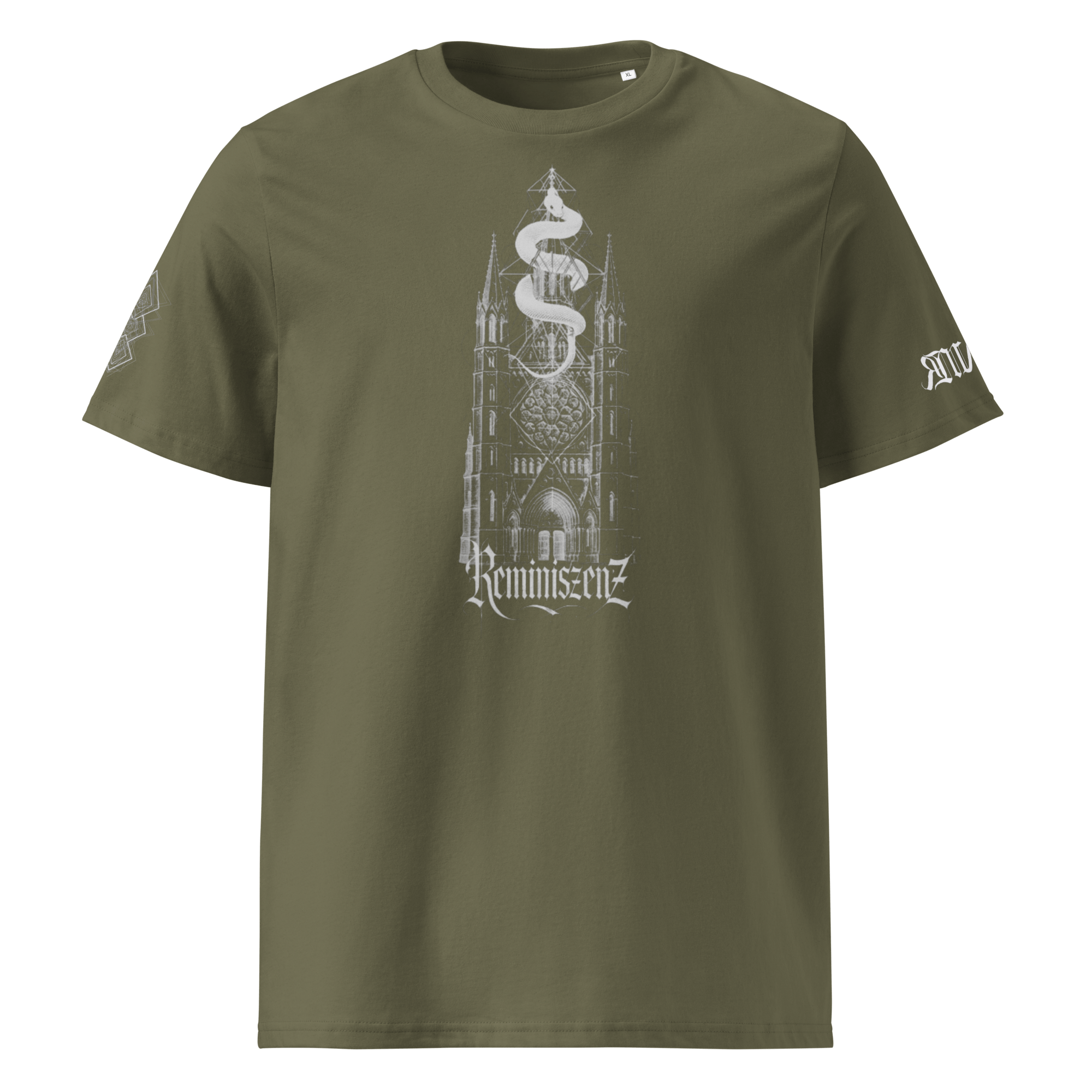 "Sinister" Unisex Bio - T-Shirt mit Rippkragen - rmnsz.store