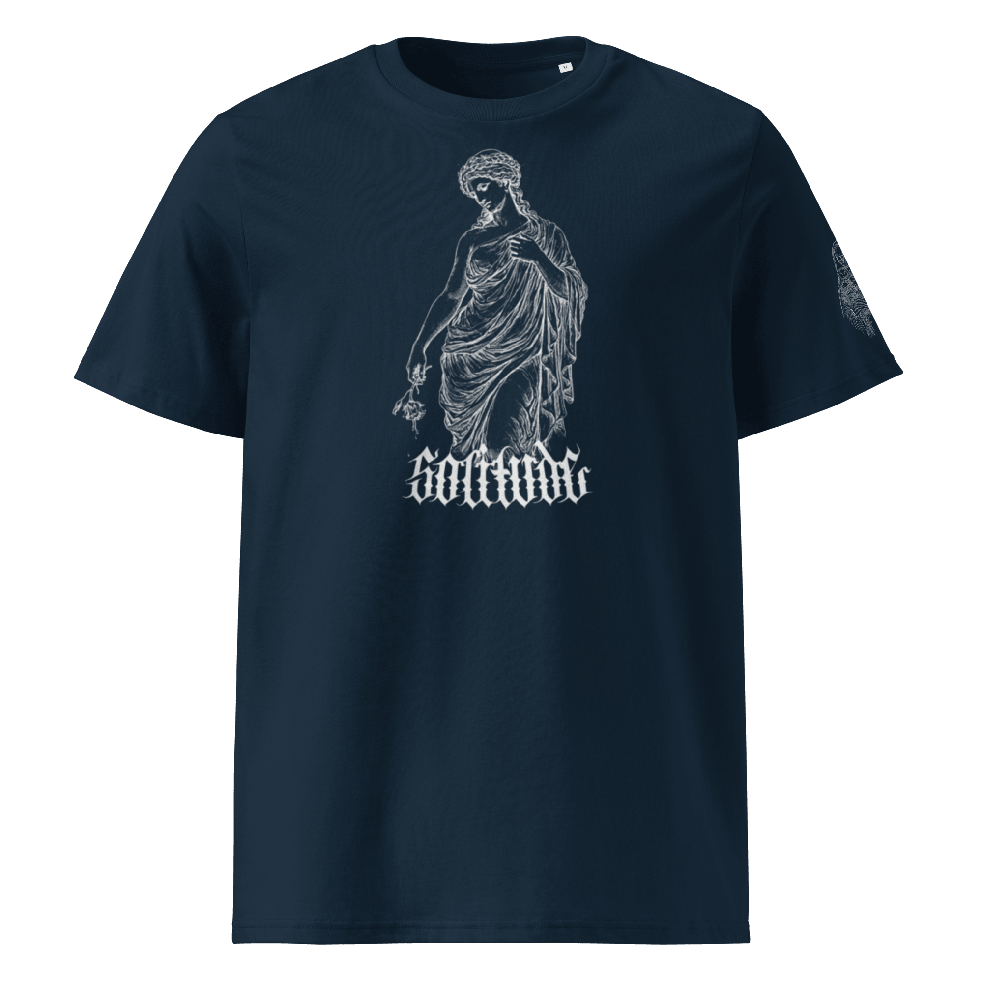 "Solitude" Unisex Bio - T-Shirt mit Rippkragen - rmnsz.store