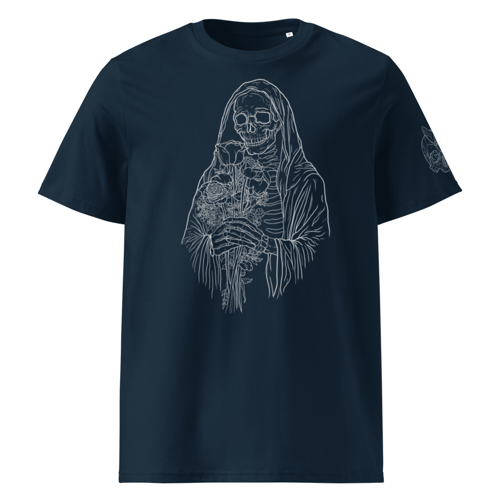 "Solitude" Unisex Bio - T-Shirt mit Rippkragen - rmnsz.store