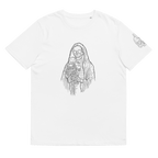 "Solitude" Unisex Bio - T-Shirt Weiss mit Rippkragen - rmnsz.store