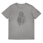 "Solitude" Unisex Bio - T-Shirt Weiss mit Rippkragen - rmnsz.store
