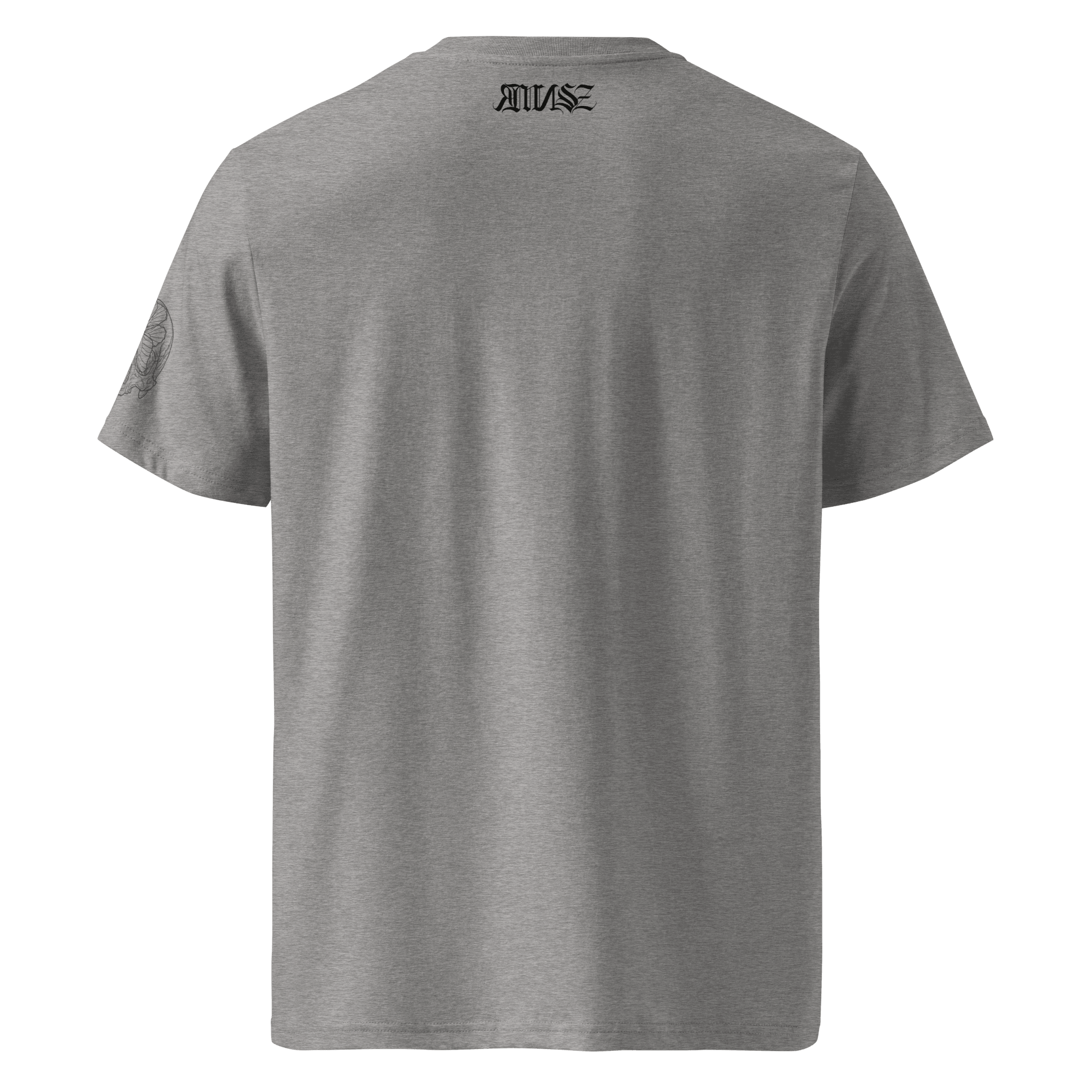 "Solitude" Unisex Bio - T-Shirt Weiss mit Rippkragen - rmnsz.store