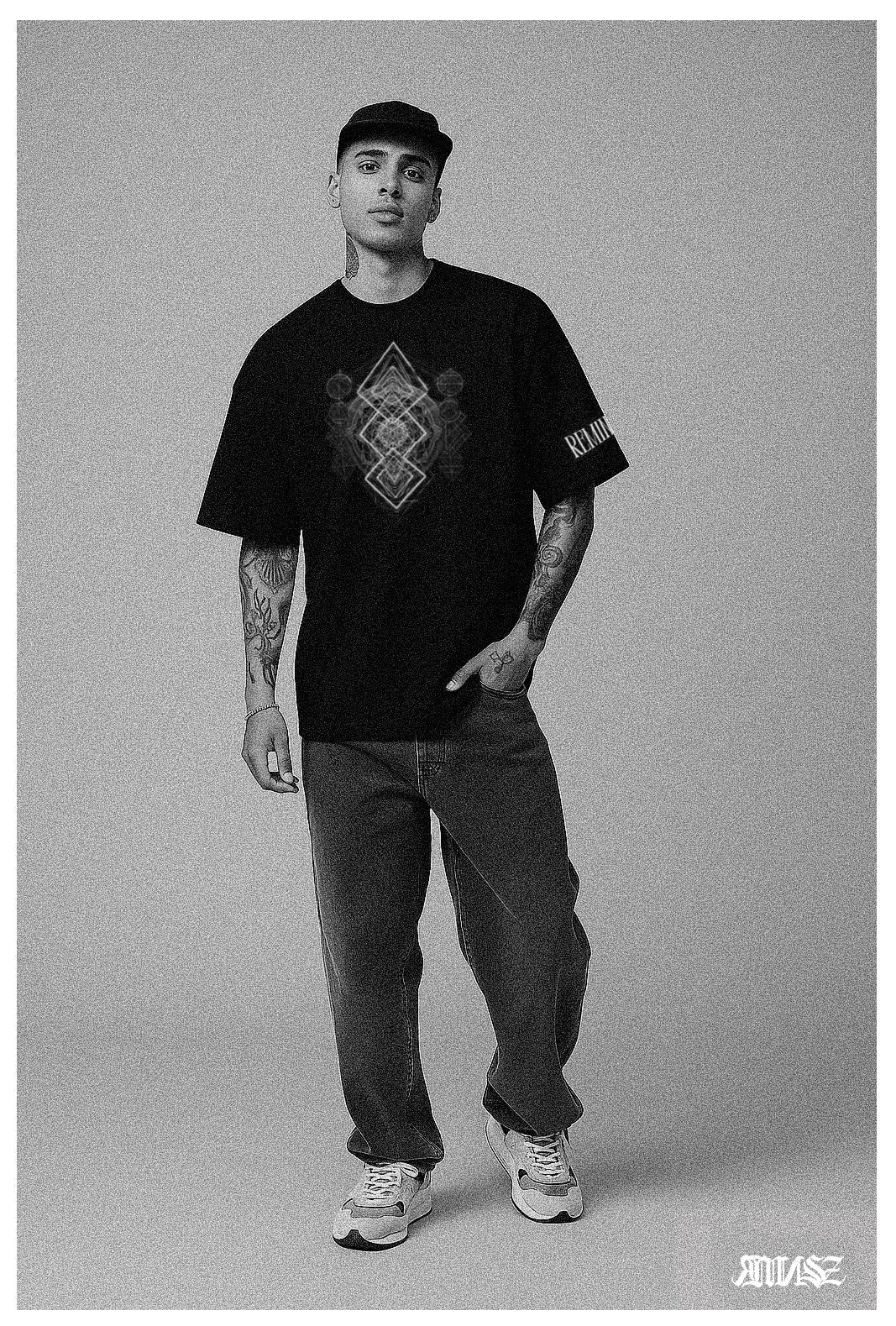 "Unfathomable" Unisex Bio - T-Shirt mit Rippkragen - rmnsz.store